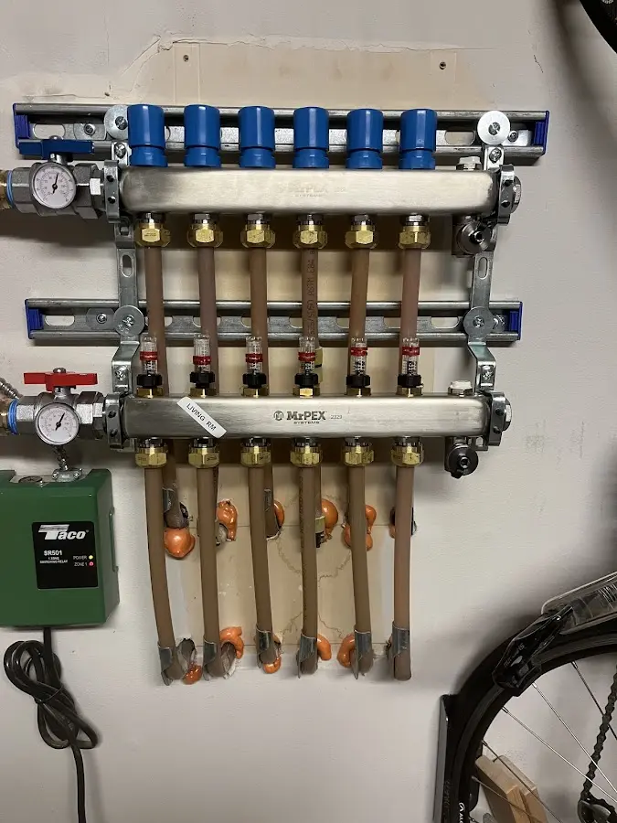 Plumber performing Leak Detection at a residential property in Newburgh